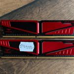 TEAMGROUP VULCAN RED 16GB (2x8GB) DDR4 3000MHz CL16 Memória Kit kep 1